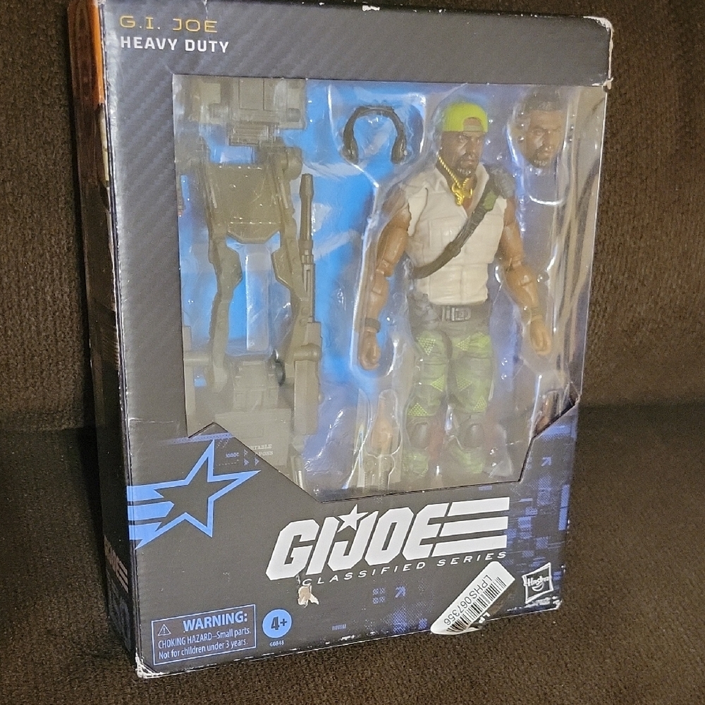 Hasbro G.I. Joe 150 Classified Series Heavy Duty Action Figure Green Blue Age 4+